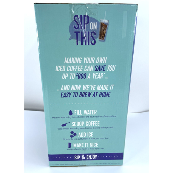 Mr Coffee Iced Coffee Maker Single Serve RapidChill Brewing Brews in Under 4 Min - Picture 2 of 6